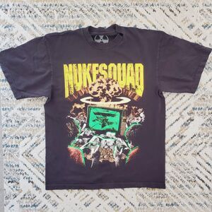 Faze Clan Nuke Squad Graphic T-shirt Tv Explosion Tee Gamer Streetwear Mens SZ M
